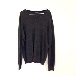 Vintage Nautica Cotton Men's Gray Sweater